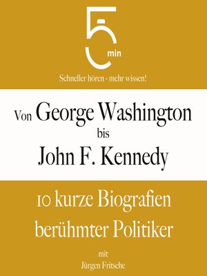cover image of Von George Washington bis John F. Kennedy